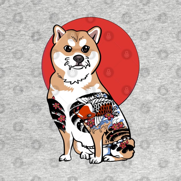 Yakuza Shiba Inu by huebucket